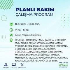 İstanbul’da elektrik kesintisi alarmı! Hangi semtler etkilenecek? 55