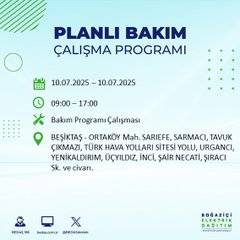 İstanbul’da elektrik kesintisi alarmı! Hangi semtler etkilenecek? 56