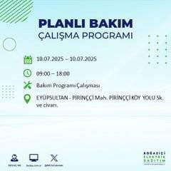 İstanbul’da elektrik kesintisi alarmı! Hangi semtler etkilenecek? 64