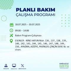 İstanbul’da elektrik kesintisi alarmı! Hangi semtler etkilenecek? 52