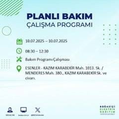 İstanbul’da elektrik kesintisi alarmı! Hangi semtler etkilenecek? 51