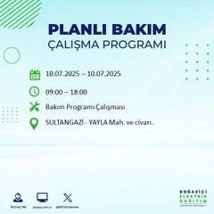 İstanbul’da elektrik kesintisi alarmı! Hangi semtler etkilenecek? 1