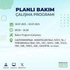 İstanbul’da elektrik kesintisi alarmı! Hangi semtler etkilenecek? 33