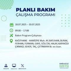 İstanbul’da elektrik kesintisi alarmı! Hangi semtler etkilenecek? 24