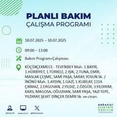İstanbul’da elektrik kesintisi alarmı! Hangi semtler etkilenecek? 37