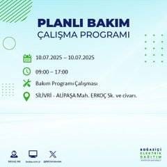 İstanbul’da elektrik kesintisi alarmı! Hangi semtler etkilenecek? 21