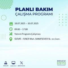 İstanbul’da elektrik kesintisi alarmı! Hangi semtler etkilenecek? 22
