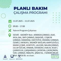 İstanbul’da planlı elektrik kesintisi! BEDAŞ saat ve sokak verdi 54