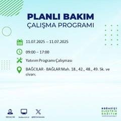 İstanbul’da planlı elektrik kesintisi! BEDAŞ saat ve sokak verdi 27