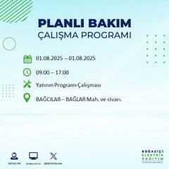 BEDAŞ duyurdu: 1 Ağustos’ta bu mahallelerde elektrik olmayacak! 49