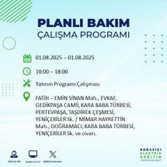 BEDAŞ duyurdu: 1 Ağustos’ta bu mahallelerde elektrik olmayacak! 48