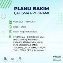 BEDAŞ duyurdu: 1 Ağustos’ta bu mahallelerde elektrik olmayacak! 35