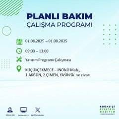 BEDAŞ duyurdu: 1 Ağustos’ta bu mahallelerde elektrik olmayacak! 20
