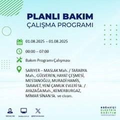 BEDAŞ duyurdu: 1 Ağustos’ta bu mahallelerde elektrik olmayacak! 10