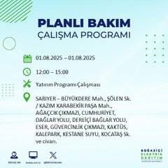 BEDAŞ duyurdu: 1 Ağustos’ta bu mahallelerde elektrik olmayacak! 9