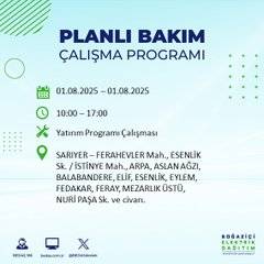 BEDAŞ duyurdu: 1 Ağustos’ta bu mahallelerde elektrik olmayacak! 6