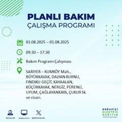 BEDAŞ duyurdu: 1 Ağustos’ta bu mahallelerde elektrik olmayacak! 2