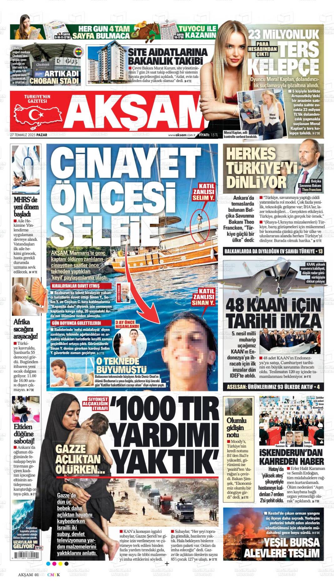 Gazeteler bugün ne yazdı? İşte 28 Temmuz gazete manşetleri... 2