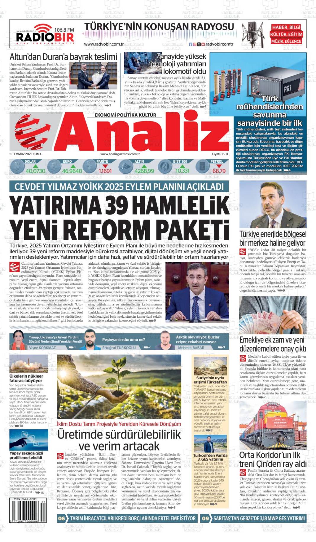 Türkiye'nin gündemi bu başlıklarda: 12 Temmuz gazete manşetleri... 3