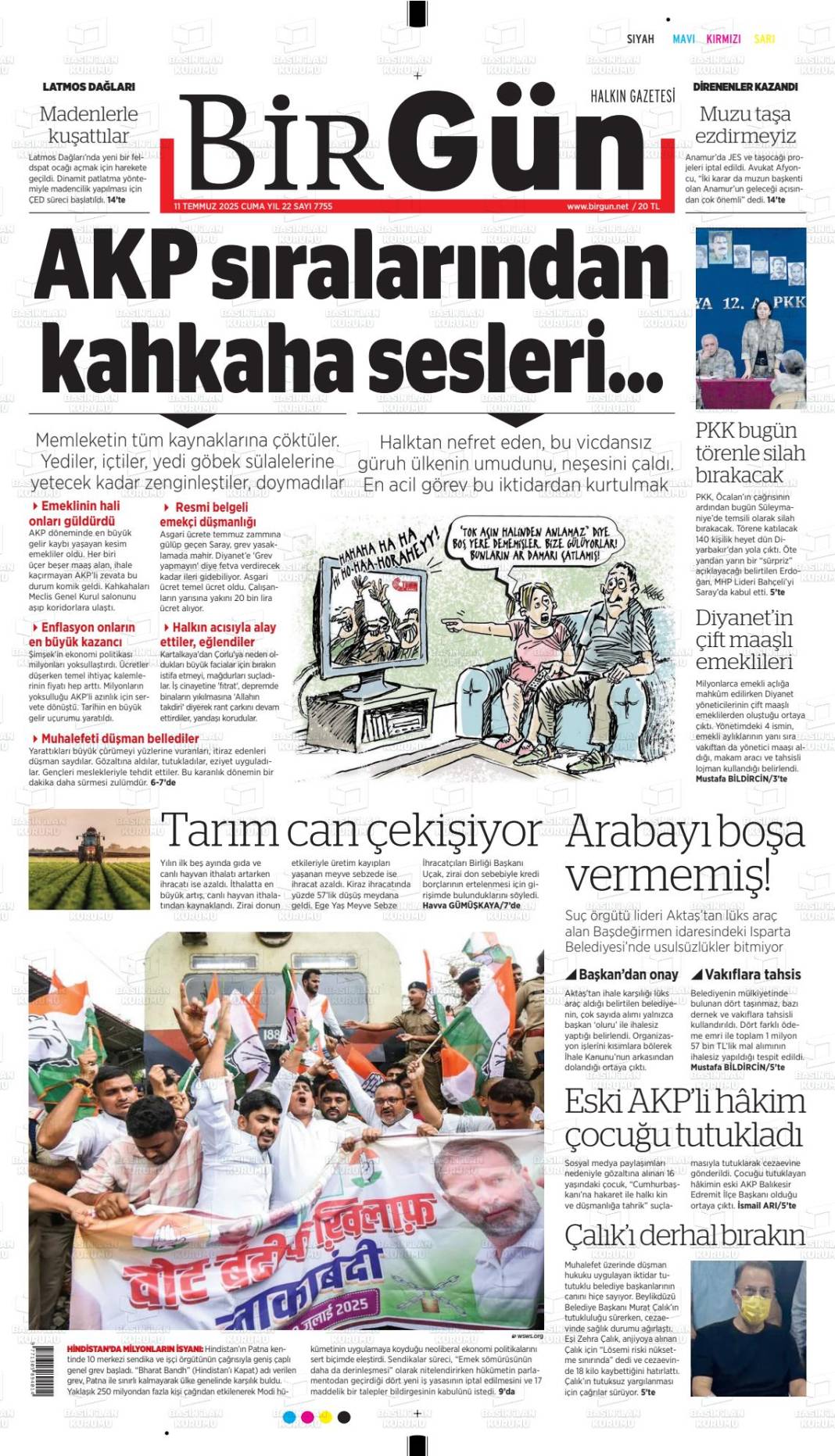 Türkiye'nin gündemi bu başlıklarda: 12 Temmuz gazete manşetleri... 9