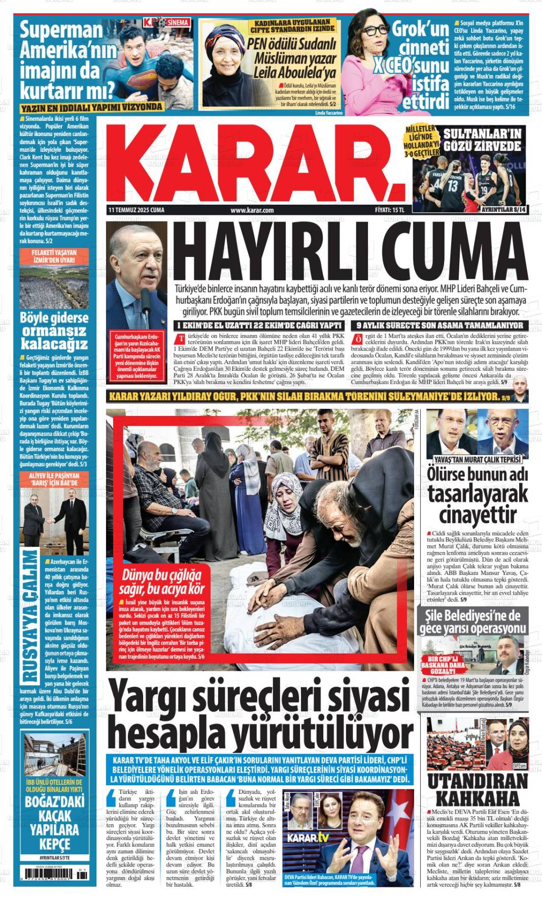 Türkiye'nin gündemi bu başlıklarda: 12 Temmuz gazete manşetleri... 10
