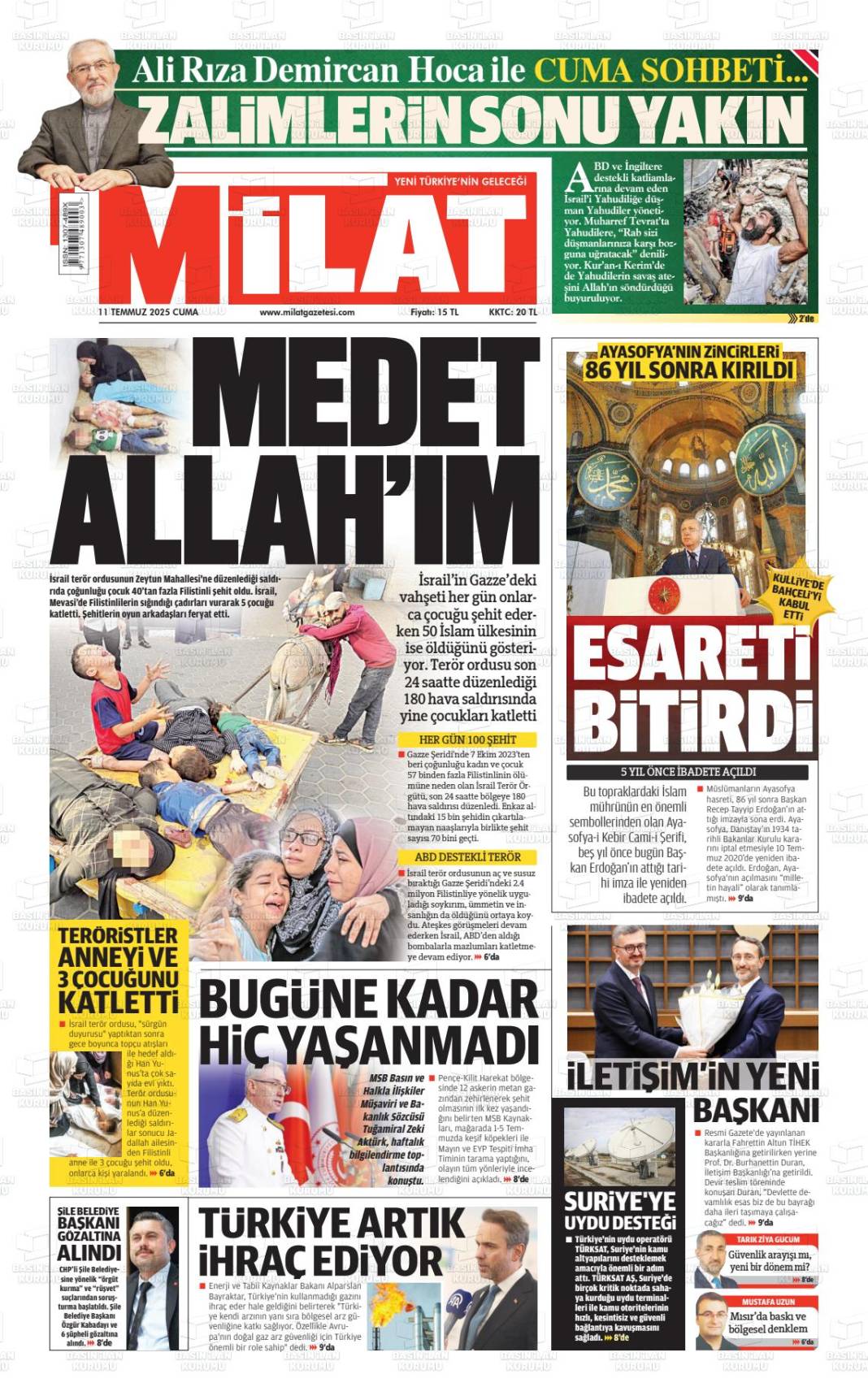 Türkiye'nin gündemi bu başlıklarda: 12 Temmuz gazete manşetleri... 12