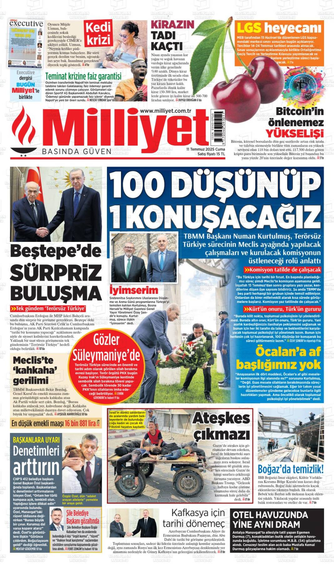 Türkiye'nin gündemi bu başlıklarda: 12 Temmuz gazete manşetleri... 13