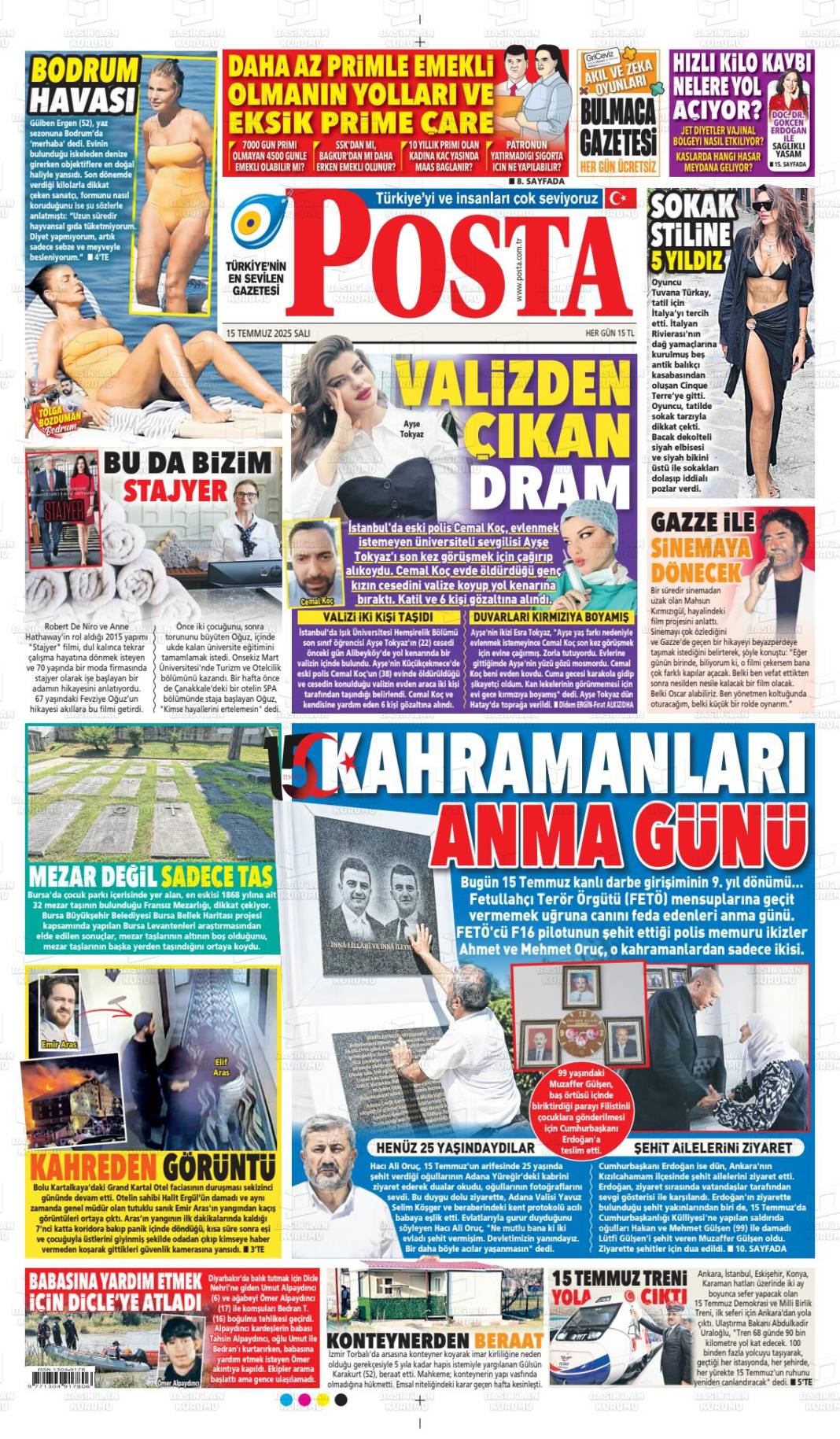 Türkiye gündeminde bugün ne var? İşte 16 Temmuz manşetleri... 13