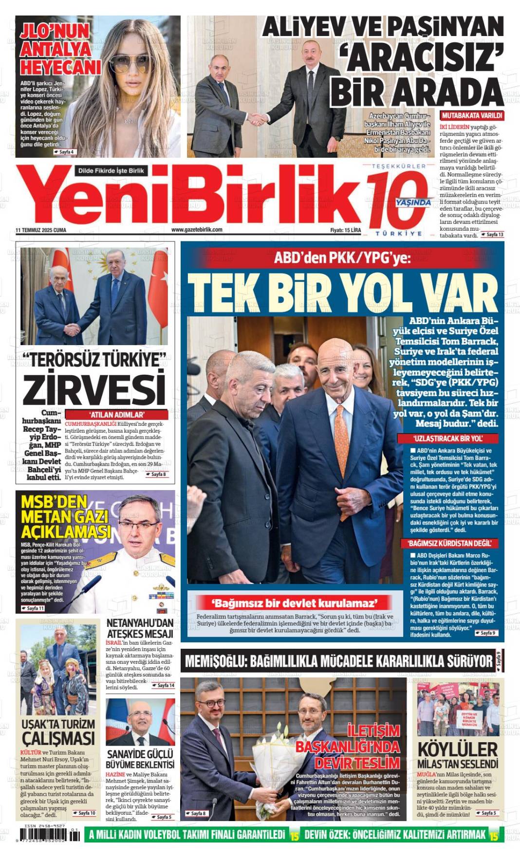 Türkiye'nin gündemi bu başlıklarda: 12 Temmuz gazete manşetleri... 17