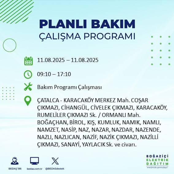 Bu gece yarısından itibaren başlıyor: İstanbul'un 22 ilçesi karanlığa gömülecek 40