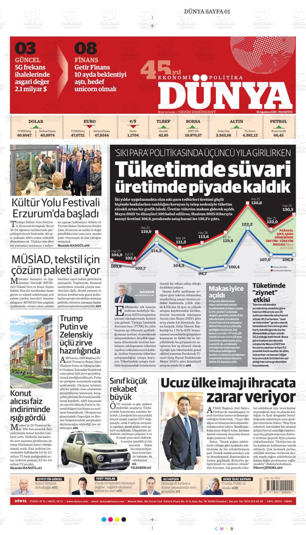 Gazetelerin ilk sayfaları bugün ne yazdı? İşte 19 Ağustos gazete manşetleri... 7