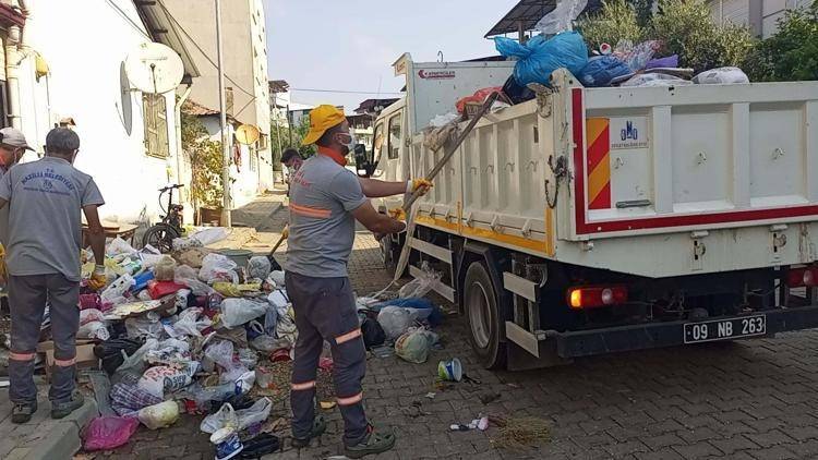 Belediye 9 kez temizledi ev sahibi 10. kez çöp doldurdu!  7 traktör römorku çöp çıktı 8