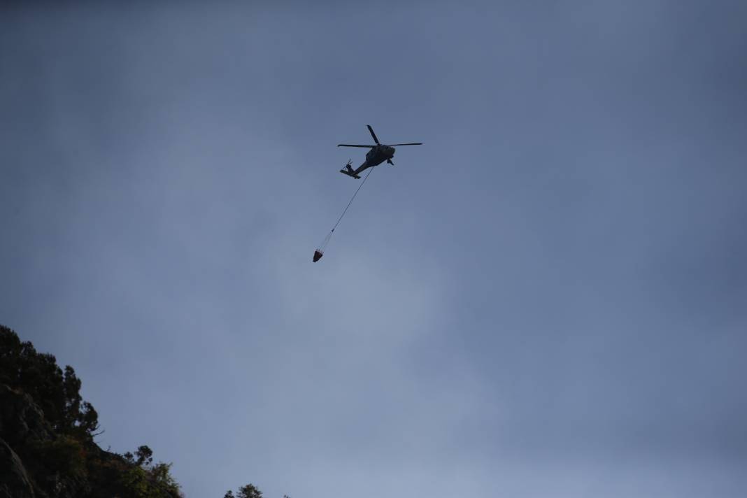 Sinop'ta orman yangını! Köy boşaltıldı 4