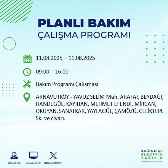 Bu gece yarısından itibaren başlıyor: İstanbul'un 22 ilçesi karanlığa gömülecek 76