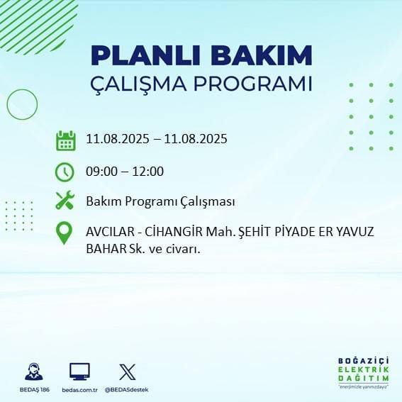 Bu gece yarısından itibaren başlıyor: İstanbul'un 22 ilçesi karanlığa gömülecek 74
