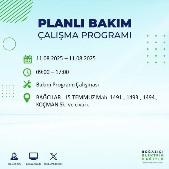 Bu gece yarısından itibaren başlıyor: İstanbul'un 22 ilçesi karanlığa gömülecek 69