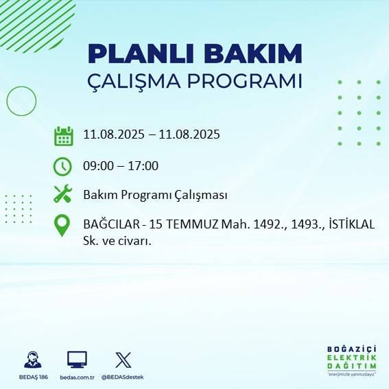 Bu gece yarısından itibaren başlıyor: İstanbul'un 22 ilçesi karanlığa gömülecek 71