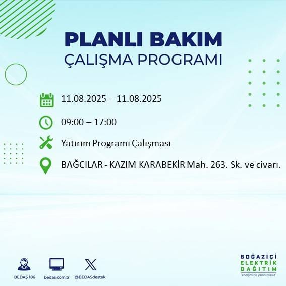 Bu gece yarısından itibaren başlıyor: İstanbul'un 22 ilçesi karanlığa gömülecek 73