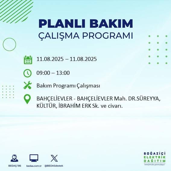 Bu gece yarısından itibaren başlıyor: İstanbul'un 22 ilçesi karanlığa gömülecek 65
