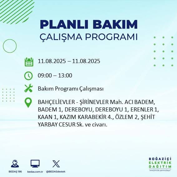 Bu gece yarısından itibaren başlıyor: İstanbul'un 22 ilçesi karanlığa gömülecek 66