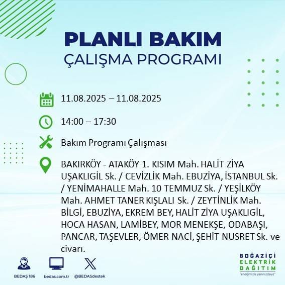Bu gece yarısından itibaren başlıyor: İstanbul'un 22 ilçesi karanlığa gömülecek 49
