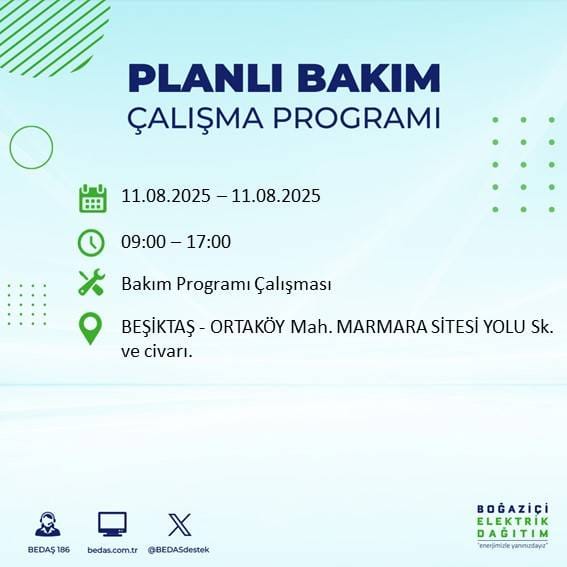 Bu gece yarısından itibaren başlıyor: İstanbul'un 22 ilçesi karanlığa gömülecek 47