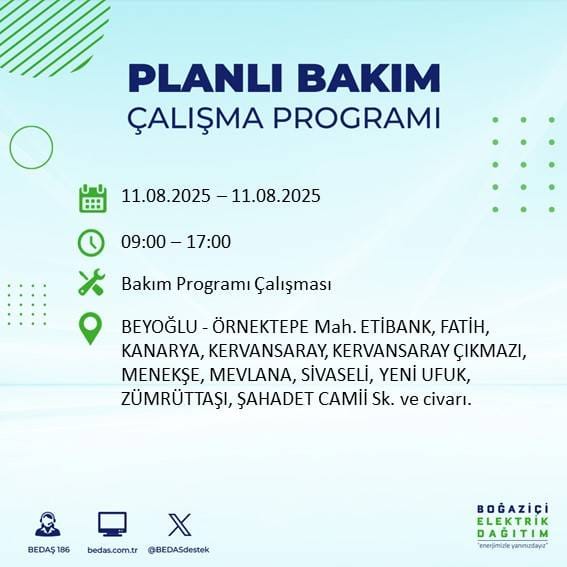 Bu gece yarısından itibaren başlıyor: İstanbul'un 22 ilçesi karanlığa gömülecek 41