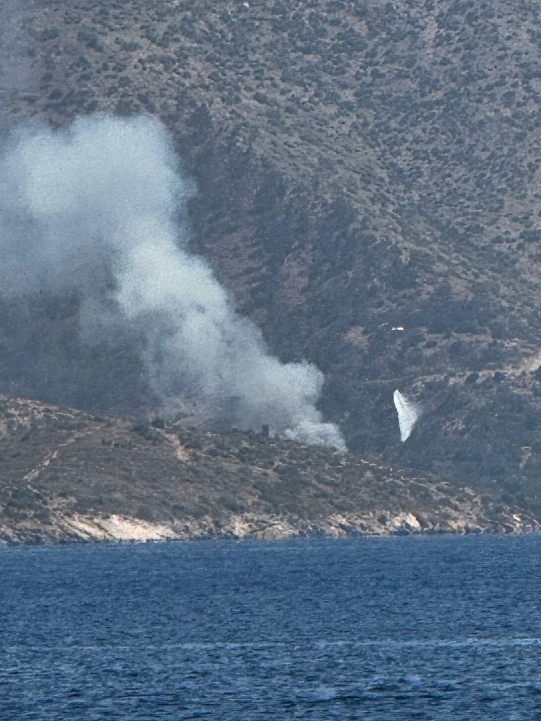 Ev yangını ormana sıçramadan söndürüldü 1