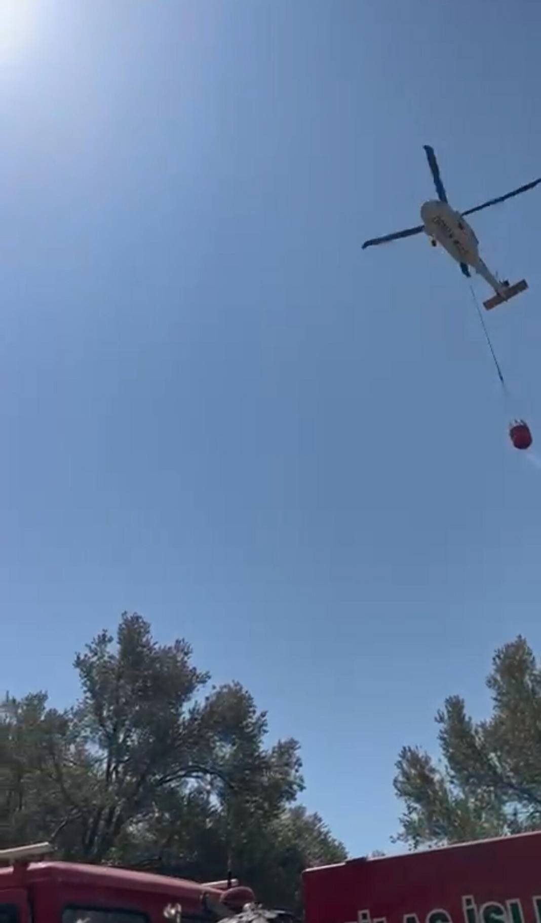 Ev yangını ormana sıçramadan söndürüldü 3