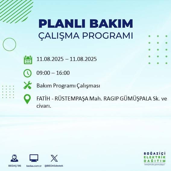 Bu gece yarısından itibaren başlıyor: İstanbul'un 22 ilçesi karanlığa gömülecek 28