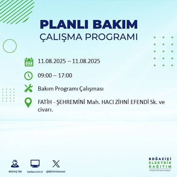 Bu gece yarısından itibaren başlıyor: İstanbul'un 22 ilçesi karanlığa gömülecek 27