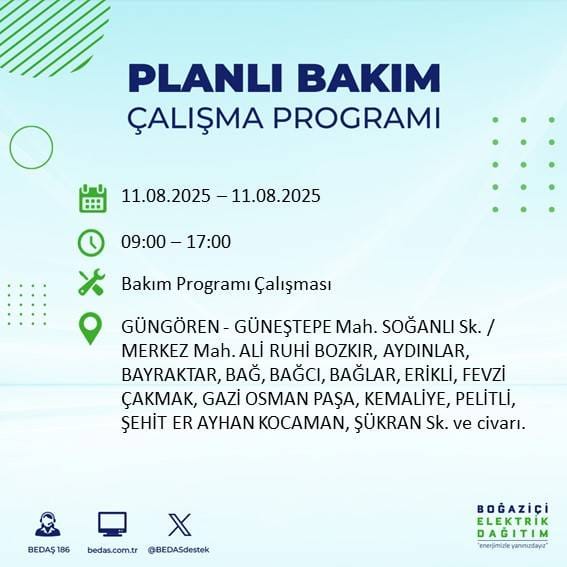 Bu gece yarısından itibaren başlıyor: İstanbul'un 22 ilçesi karanlığa gömülecek 21