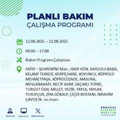 Bu gece İstanbul'da ışıklar söndürülüyor: Mahalle mahalle karanlık listesi açıklandı 21