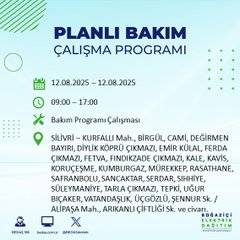 Bu gece İstanbul'da ışıklar söndürülüyor: Mahalle mahalle karanlık listesi açıklandı 17